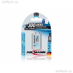 Ansmann akumulátor 9V NiMH 270 mAh (1 ks) maxE