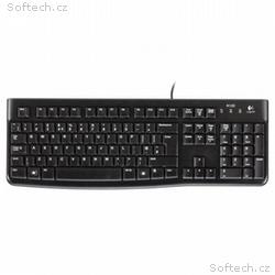 Logitech klávesnice K120, CZ, SK, USB, černá