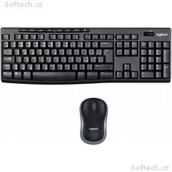 Logitech klávesnice s myší Wireless Combo MK270, C