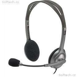 Logitech náhlavní souprava Headset H111, černá