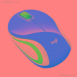 Logitech myš Wireless Mini Mouse M187, optická, 2 