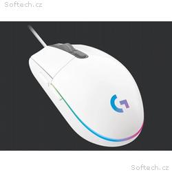 Logitech myš Gaming G102 Lightsync, optická, 6 tla