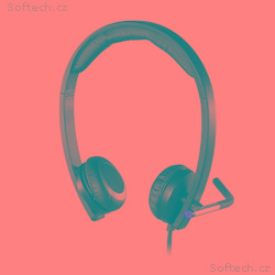 Logitech náhlavní souprava USB H650e stereo - čern