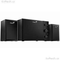 Genius repro SW-2.1 350, 15W, 3,5mm jack, dřevěné,