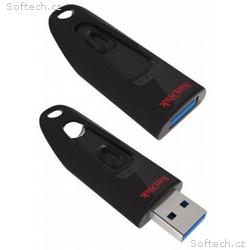 SanDisk Ultra 128 GB Flash disk, USB3.0, 80MB, s