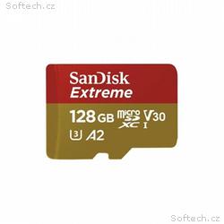 SanDisk Extreme microSDXC 128GB 190MB, s + adaptér