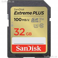 SanDisk Extreme PLUS SDHC 32GB 100MB, s V30 UHS-I