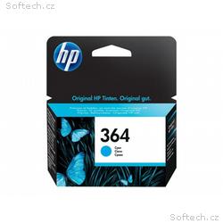 HP Ink Cartridge 364, Cyan, 300 stran