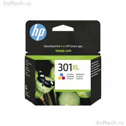 HP Ink Cartridge 301XL, Color, 300 stran