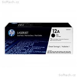 HP toner 12A, Black, 2x2000 stran, 2-pack