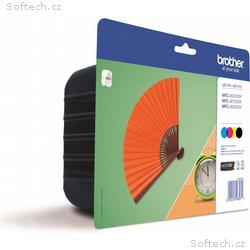 Brother LC-129XLVALBP(inkoust multipack - černá+tř