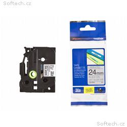 Brother - TZe-M951, stříbrná matná, černá (24mm, l