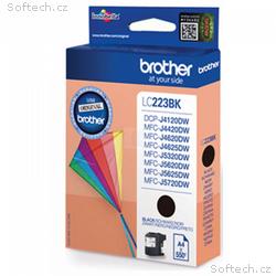 Brother LC-223BK (inkoust black, 600 str.@ 5% draf