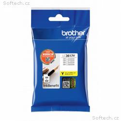 Brother LC-3617Y (inkoust yellow, 550 str. @ 5% dr