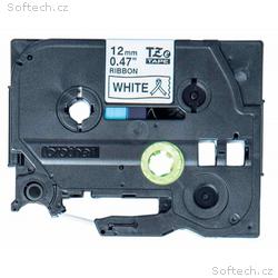Brother - TZe-R231 bílá, čená (12mm, 4m, pruhovaná