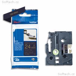 Brother - TZe-RN54 námořní modrá, zlatá (24mm, 4m,