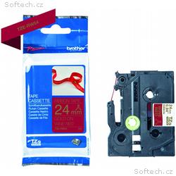 Brother - TZe-RN54 vínově červená, zlatá (24mm, 4m