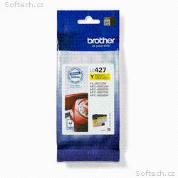 Brother LC-427Y (inkoust yellow, 1500 str., ISO, I