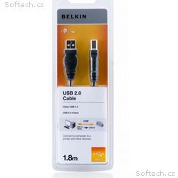 Belkin kabel USB 2.0. A, B řada standard, 1,8m