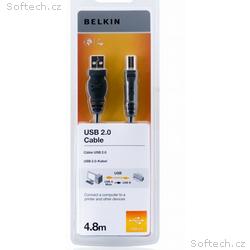 Belkin kabel USB 2.0. A, B řada standard, 4,8m