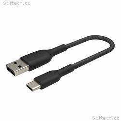 Belkin BOOST CHARGE™ USB-C, USB-A kabel, 15cm, čer