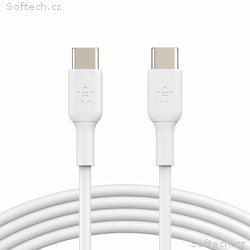 Belkin USB-C na USB-C kabel, 2m, bílý