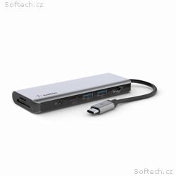 Belkin USB-C 7v1 Multiport adapter - 4K HDMI, USB-