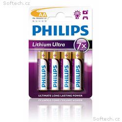 Philips baterie AA Ultra lithium - 4ks