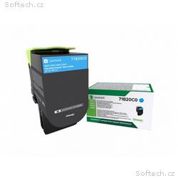 Lexmark CS, CX31, 41, 51x Cyan Toner Cartridge Ret