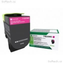 Lexmark CS, CX31, 41, 51x Magenta Toner Cartridge 