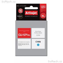 ActiveJet inkoust Canon CLI-571C XL, 12 ml, new AC