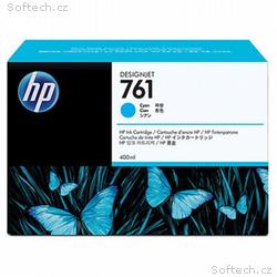 HP Ink Cartridge 761, Cyan, 400 ml