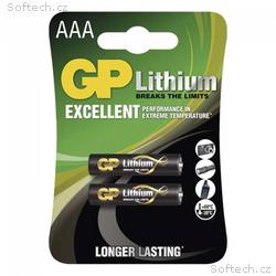 GP AAA Lithium lithiová - 2 ks