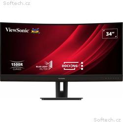 Viewsonic VG3456C 34" Curved Panel VA UWQHD, 3440x