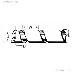Fixapart SWB KS-19BLACK - Kabelové Bužírky 100 mm 