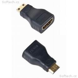 GEMBIRD Kabel red. HDMI na HDMI mini-C, F, M, zlac