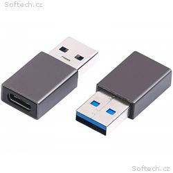 C-TECH Adaptér USB 3.2 Type-C na USB A (CF, AM)