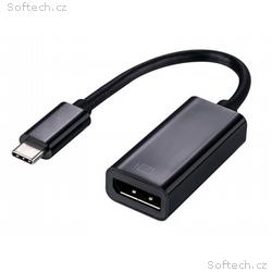 Adaptér C-TECH Type-C na Displayport, M, F, 15cm