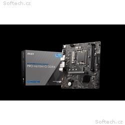 MSI PRO H610M-G DDR4, 1700, Intel H610, 2xDDR4, mA