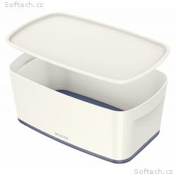 LEITZ Úložný box s víkem MyBox, velikost S, bílá, 