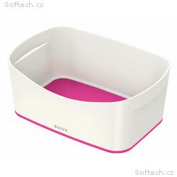 LEITZ Stolní box MyBox, bílá, růžová