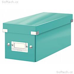 LEITZ Krabice na CD Click&Store, ledově modrá