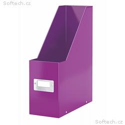 LEITZ Stojan na časopisy Click&Store, purpurová