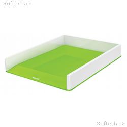 LEITZ Odkladač dvoubarevný WOW, bílá, zelená