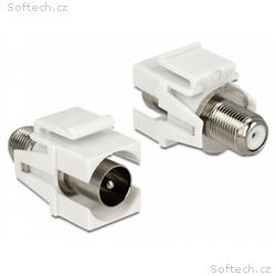Delock Keystone modul IEC samec > F samice