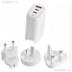 Acer GaN 65W, three-port Charger, 2 x typeC and 1 