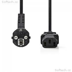 Nedis CEGB10000BK20 - Napájecí Kabel | Úhlová zást