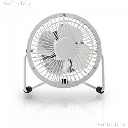 Nedis FNDK1WT10 - Kovový Mini Ventilátor | Průměr 