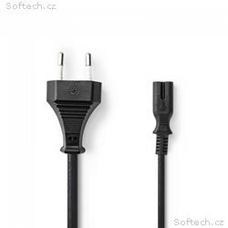 Nedis PCGB11040BK20 - Euro Napájecí Kabel | Rovná 