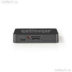 Nedis VSPL34002BK- HDMI Rozbočovač | 2 Porty port(